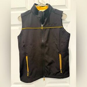 NWOT Stryker Vest Size Small. Black with yellow trim.